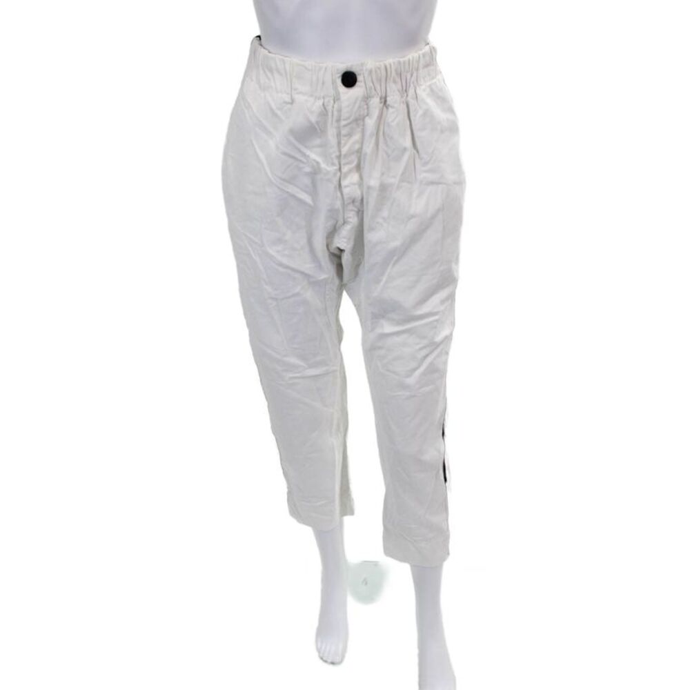 Bassike Women White Cotton Pants Size 2